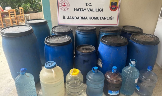 350 Litre Sahte İçki Ele Geçirildi