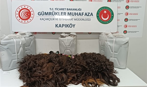 56 Kilogram İnsan Saçı Ele Geçirildi