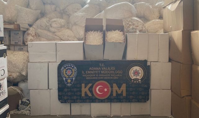 60 Milyon 750 Bin Kaçak Makaron Ele Geçirildi