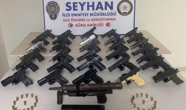 Adana'da 52 Ruhsatsız Silah Ele Geçirildi
