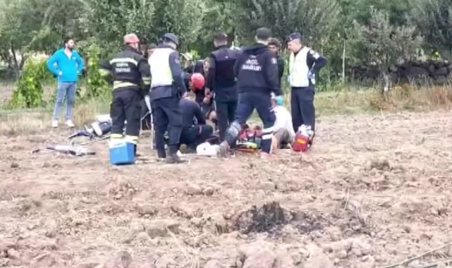 Ayaklarını Çapa Makinesini Kaptırdı