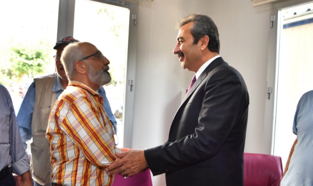 Başkan Çetin Emeklilerin Sorunlarını Dinledi