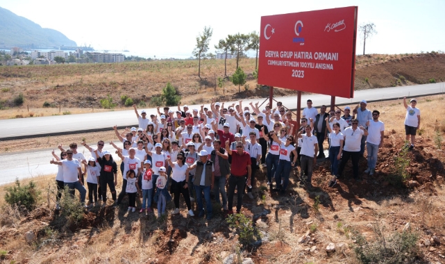 Derya Grup’tan 100. Yılda 100 Fidan Gururu