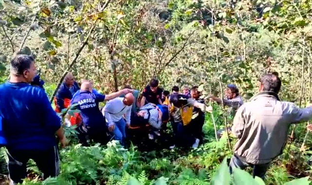 Kamyonetle Çarpışan Minibüs Uçuruma Yuvarlandı