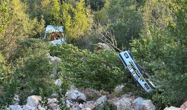 Otomobil Vadiye Yuvarlandı
