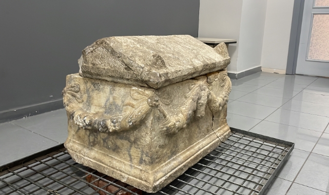 Roma Dönemine Ait Bebek Lahdi Ele Geçirildi