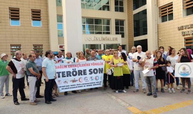 Sağlık Çalışanları Şiddete Karşı İşaret Dili İle Sesini Yükseltti