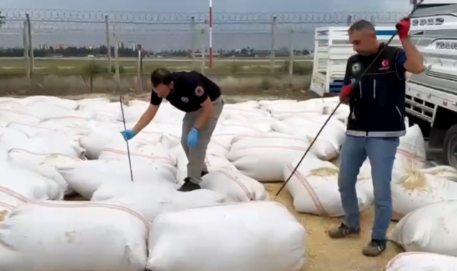 Saman Çuvallarından 66 Kilo 684 Gram Esrar Çıktı