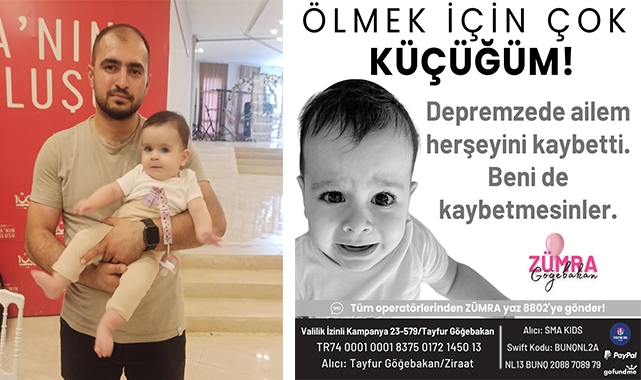 SMA Hastası Zümra Yardım Bekliyor!