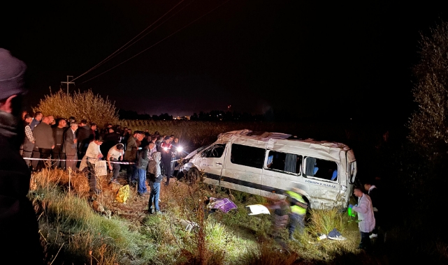 Yolcu Minibüsü Şarampole Devrildi