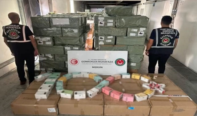 113 Bin 250 Kaçak Elektronik Sigara Ele Geçirildi
