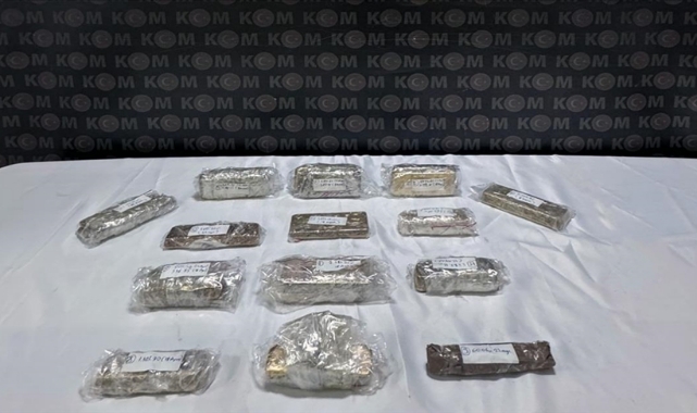 25 Kilo 190 Gram Gümrüksüz Altın Ele Geçirildi