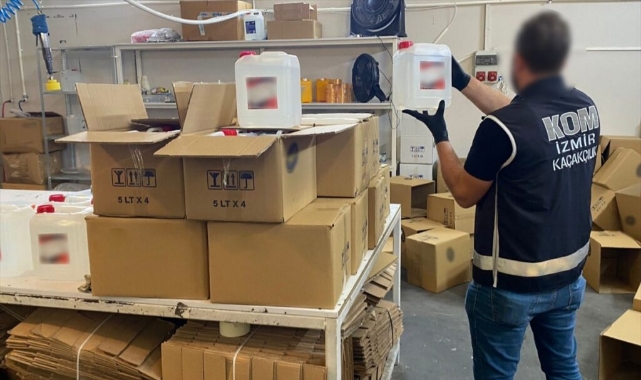 40 ton etil alkol ele geçirildi