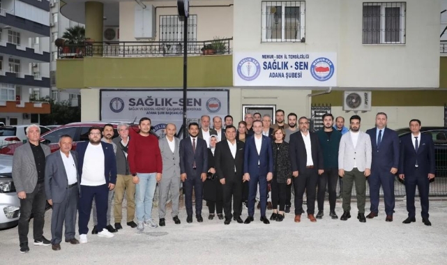 AK Parti Adana İl Başkanı Gülaçtı'dan Memur-Sen Ziyareti