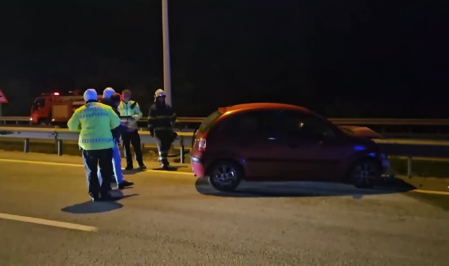 Alkollü Sürücü Kaza Yaptı