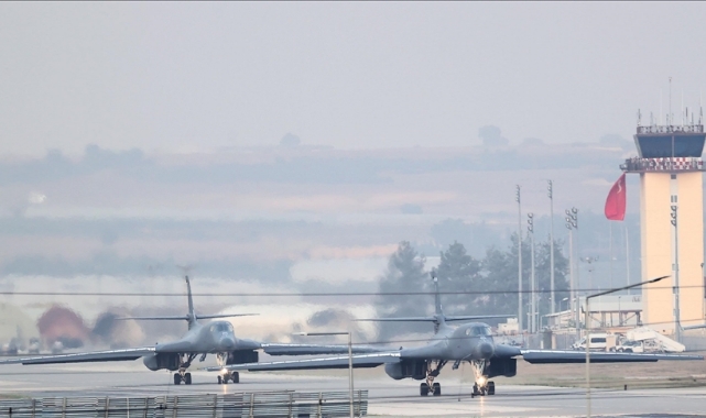 Amerikan B-1B Lancers Uçakları İncirlik Hava Üssü'nde