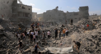 İsrail,Cibaliya Mülteci Kampı'nı Vurdu! Ölü ve Yaralılar Var