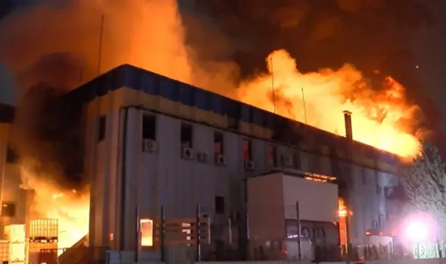 Sağlık Ürünleri Üretim Fabrikasında Yangın