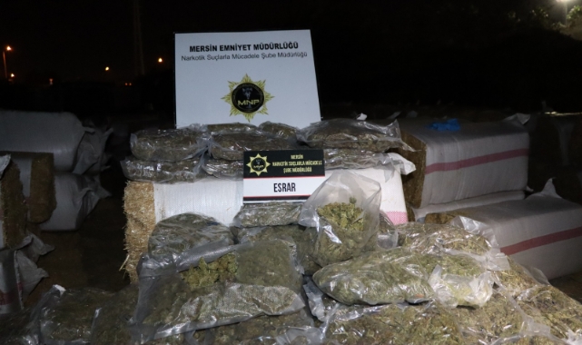 Samanların Arasında 32 Kilo 600 Gram Esrar Çıktı