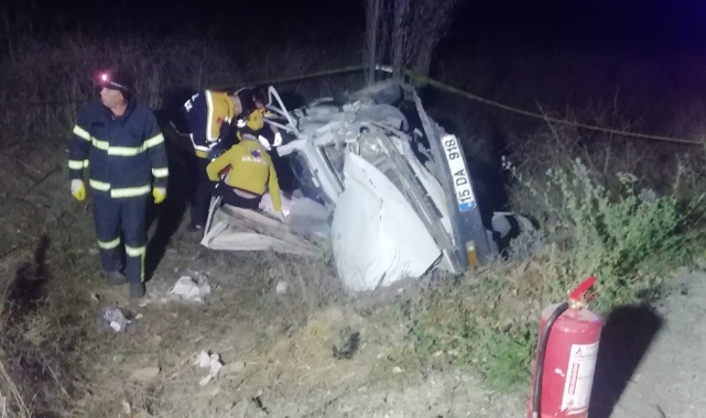 Şarampole Devrilen Otomobildeki Genç Kız Öldü