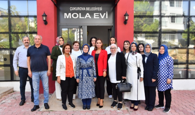 Sare Davutoğlu Mola Evi’ni Çok Beğendi