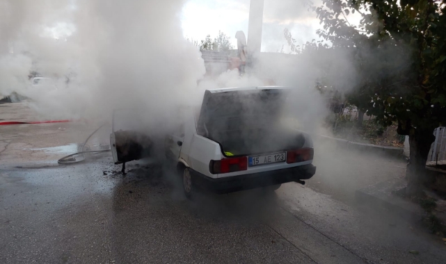 Seyir Halindeyken Alev Alev Yandı