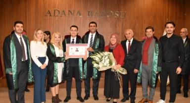 11 Avukat Törenle Mesleğe Adım Attı