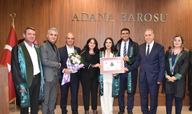 16 Avukat Törenle Mesleğe Adım Attı