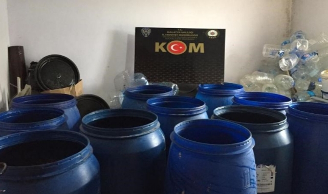4 Bin 800 Litre Sahte İçki Ele Geçirildi