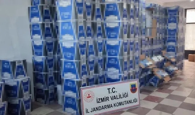 5 Milyon 320 Bin Makaron Ele Geçirildi