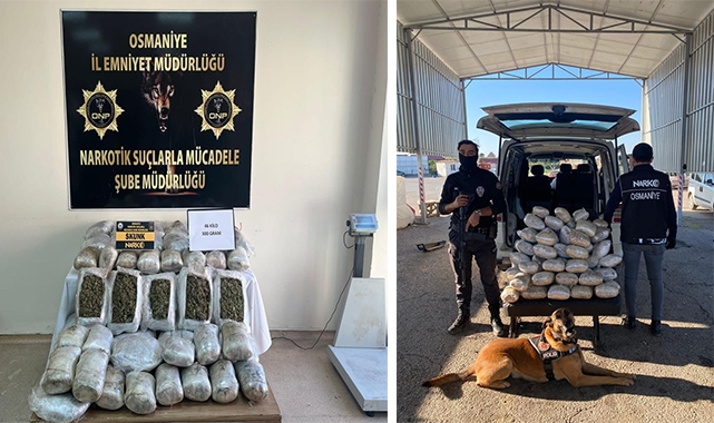 60 Kilogram Uyuşturucu Ele Geçirildi