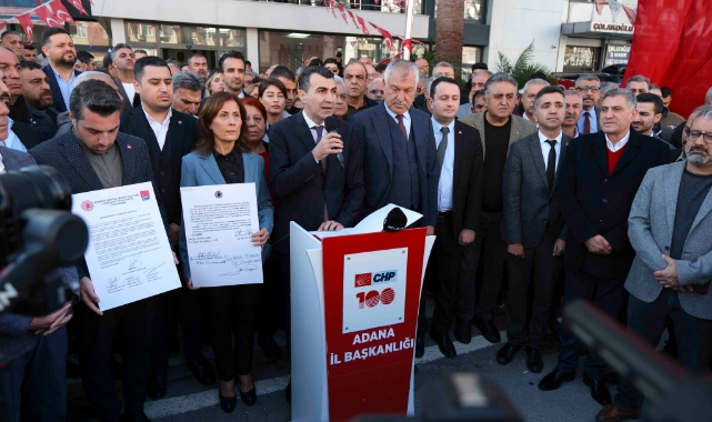 CHP Adana İl Başkanlığında ''Teröre Lanet'' Toplantısı