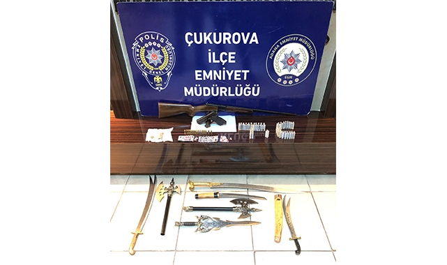 Çukurova'da Uyuşturucu ve Silah Operasyonu