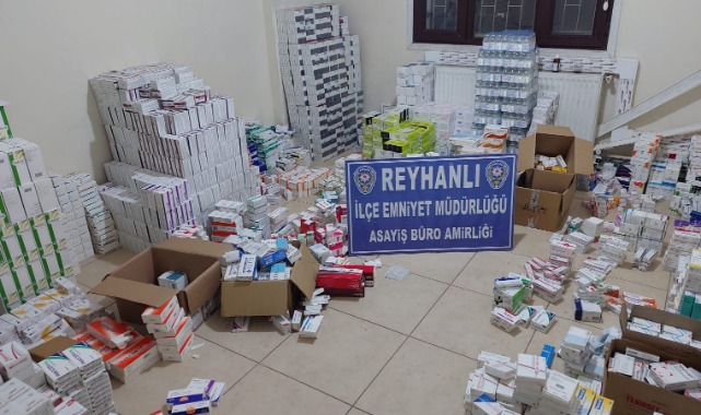 Depoda Stoklanan 10 Bin Kutu İlaç Ele Geçirildi
