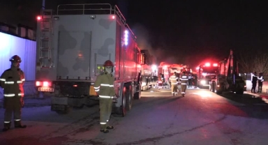 Geri Dönüşüm Tesisinde Korkutan Yangın