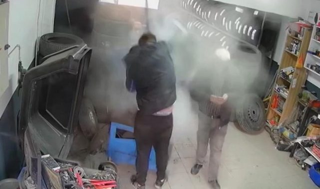 Hava Bastığı Lastik Patladı