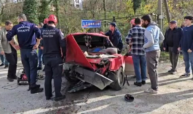 İki Otomobil Çarpıştı:3 Yaralı
