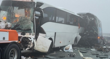 Kuzey Marmara Otoyolu'nda Zincirleme Trafik Kazası