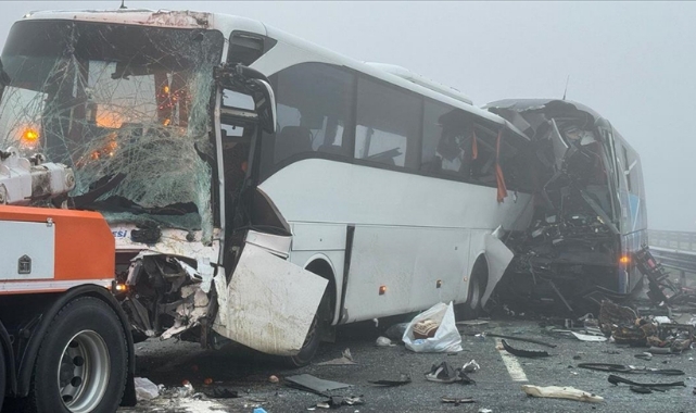 Kuzey Marmara Otoyolu'nda Zincirleme Trafik Kazası