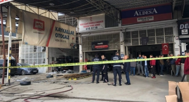 LPG Dönüşümü Yapan İş Yerinde Korkutan Patlama
