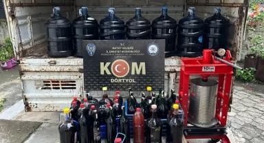 Sahte İçki İmalathanesine Baskın