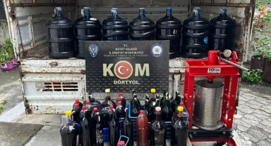 Sahte İçki İmalathanesine Baskın