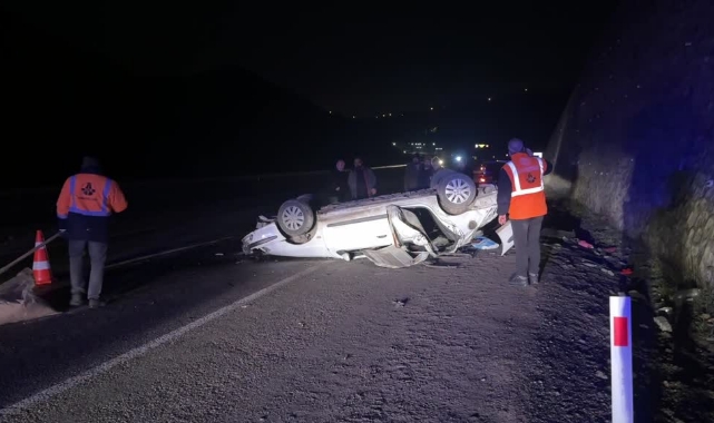 15 Metre Yükseklikten Kara Yoluna Düştü