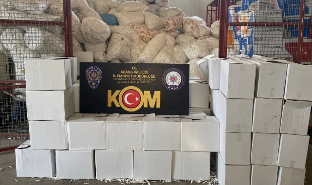 43 Milyon 750 Bin Makaron Ele Geçirildi