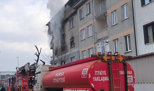 Apartmanda Korkutan Yangın