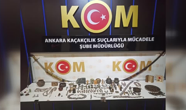 Başkentte Tarihi Eser Operasyonu