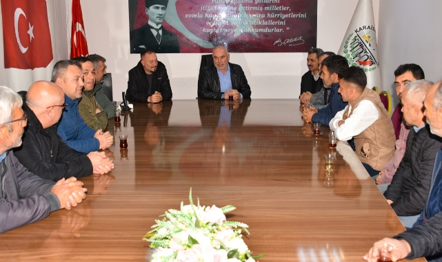 Çarşı Esnafından Başkan Aslan'a Ziyaret