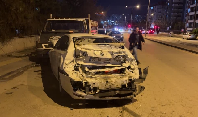 Freni Patlayan Kamyon 10 Araca Çarptı