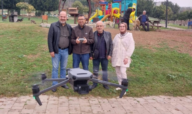 Gazeteciler Drone Kullandı