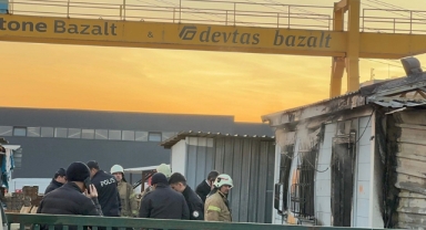 İşçilerin Kaldığı Konteynerde Yangın:3 Ölü